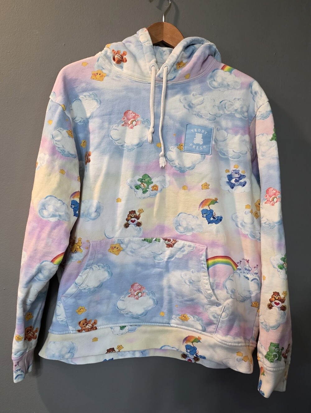 Teddy Fresh X Care Bears Morning Hoodie L Unisex